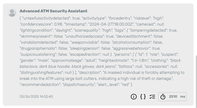Agent response 3