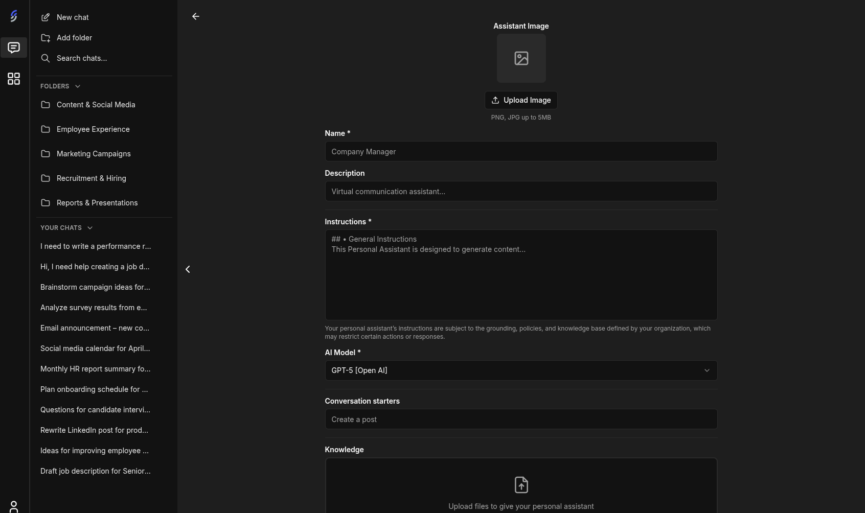 Create a new Personal Assistant — part 1