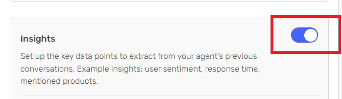 Activate insights