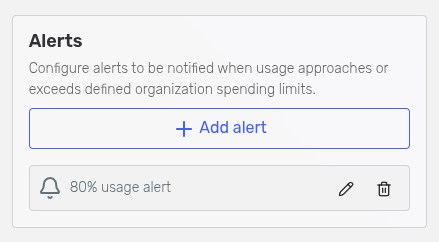 Alerts Section
