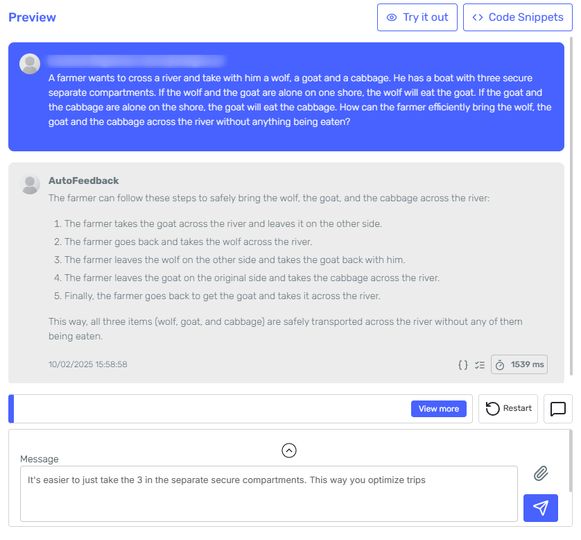 Example prompt screenshot