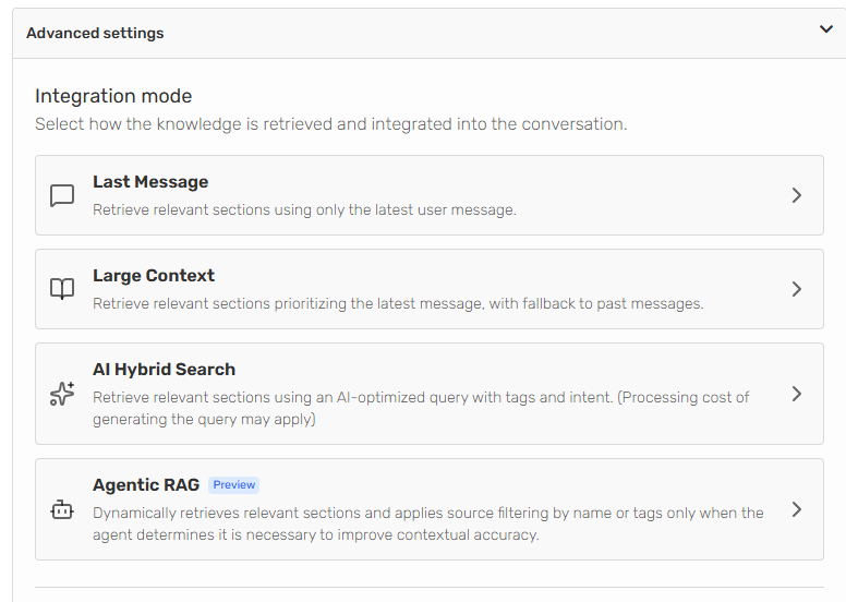 Card-based configuration experience in the platform