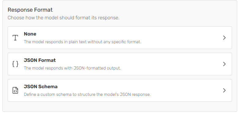 Guided option cards with clearer explanations