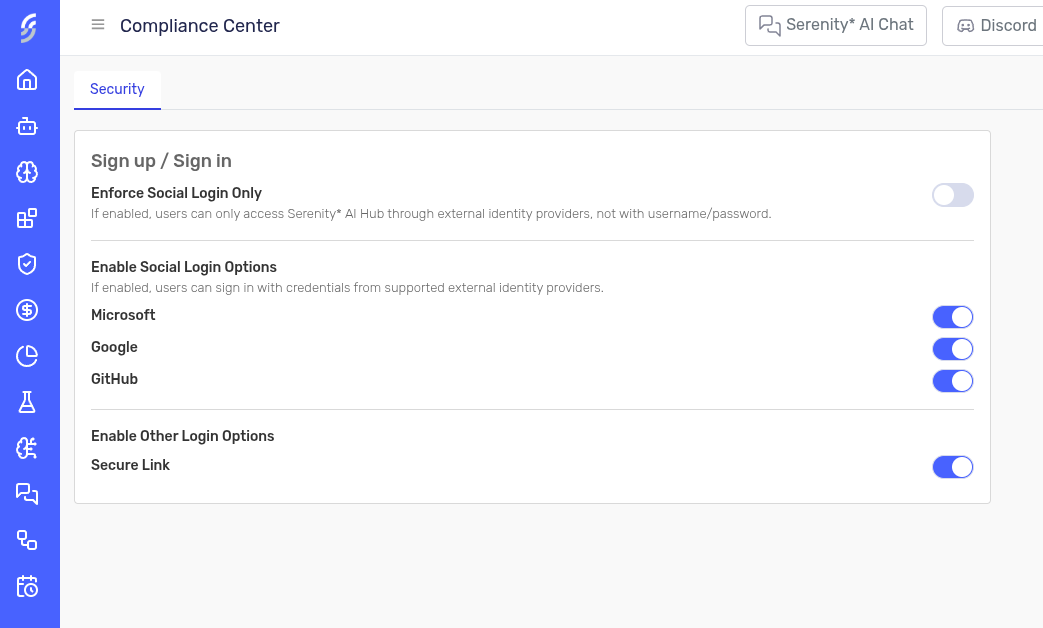 Compliance Center
