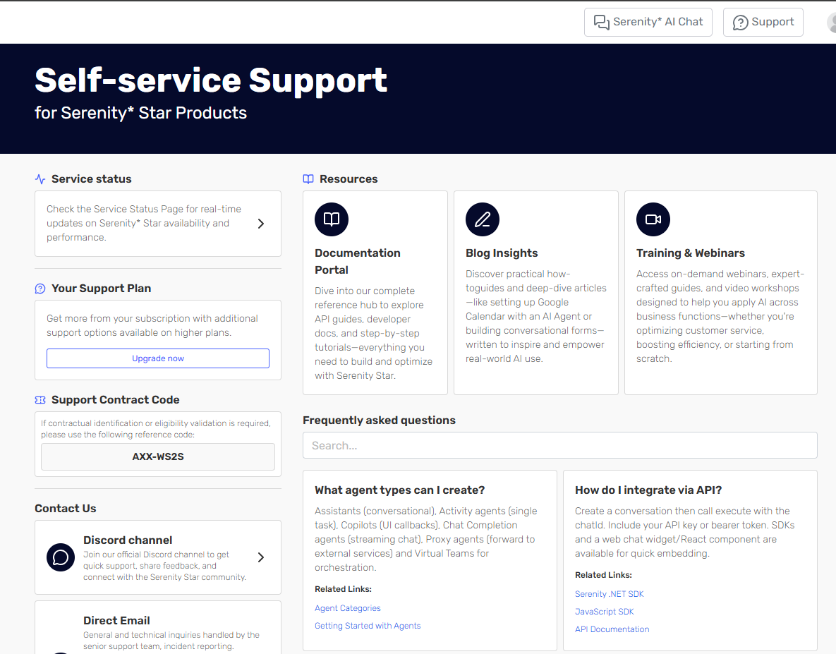 Support Center