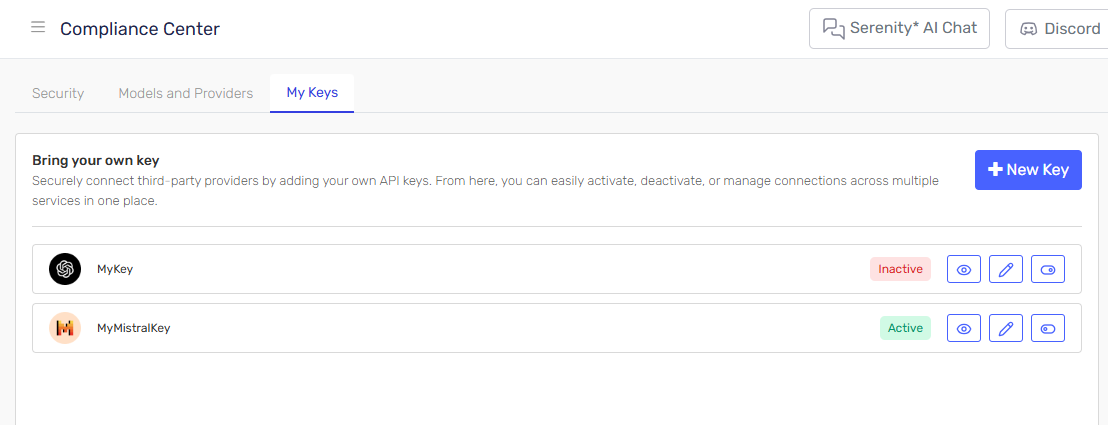 BYOK Integration