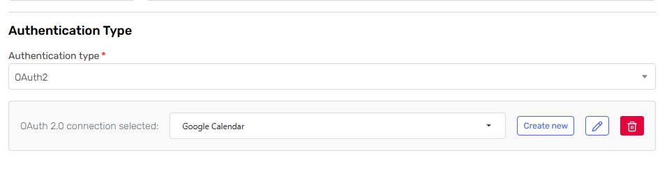 OAuth2 Connection Selector