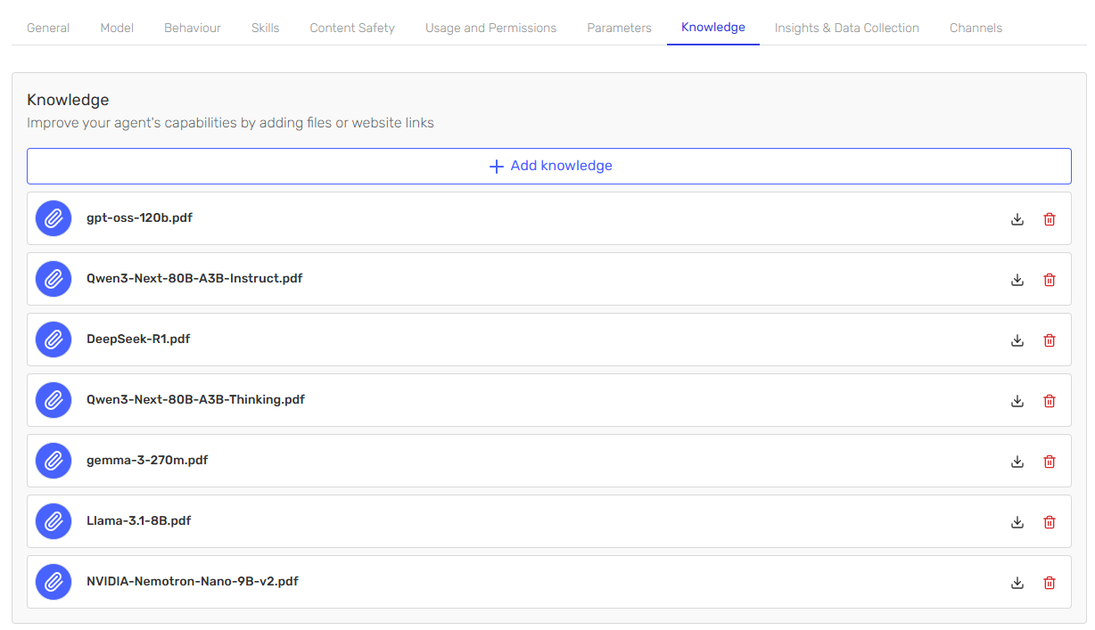 Upload Files Interface